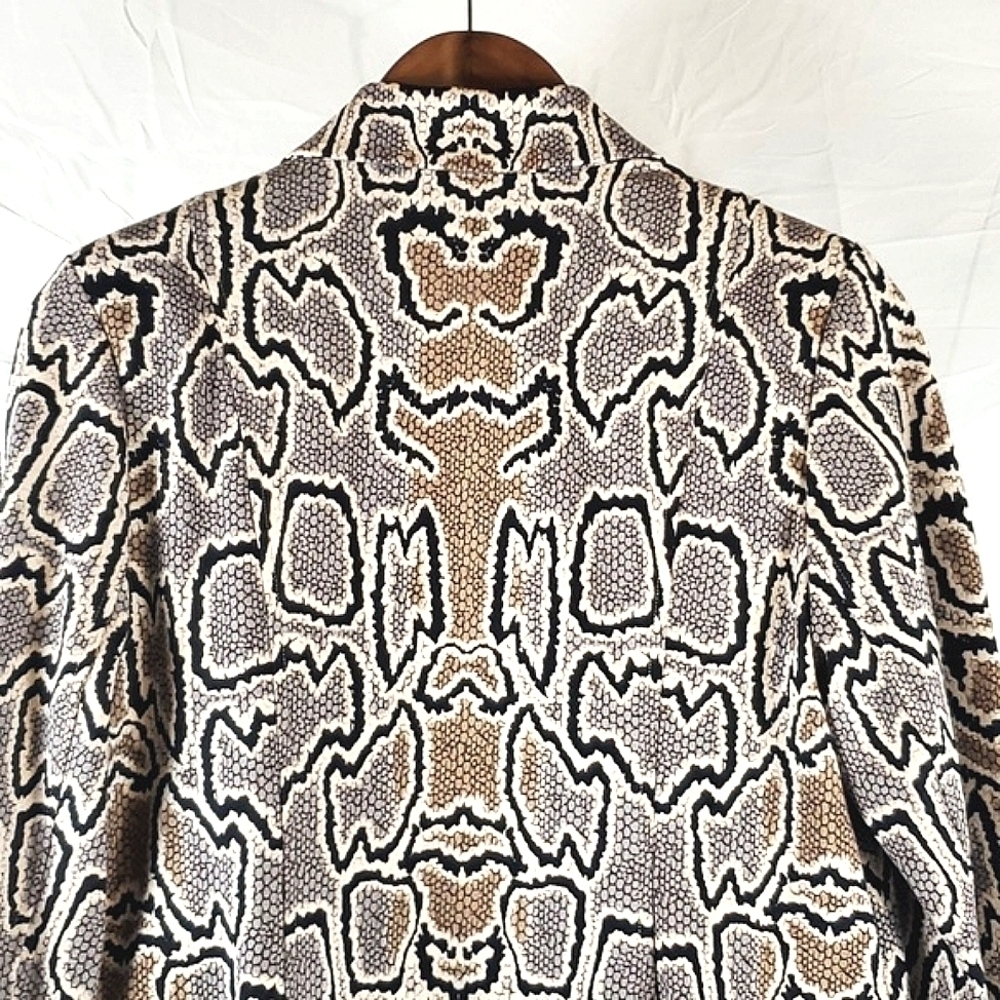 Cabi 3733 Python Snakeskin Print Double‎ Breasted… - image 7